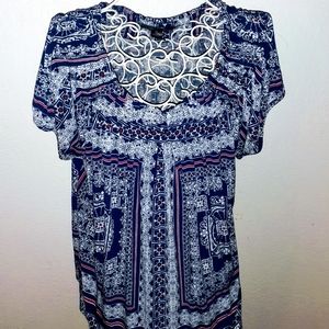 Style&Co shirt, NWOT, SZ LX, beautiful pattern